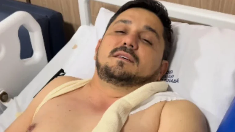 Viral: primo de Ana Castela quebra clavícula em queda de touro