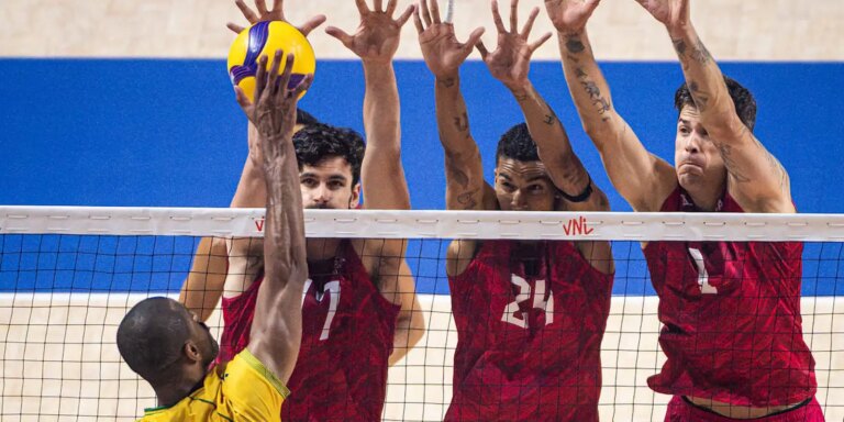 Vôlei: Brasil perde para EUA e se complica na Liga das Nações