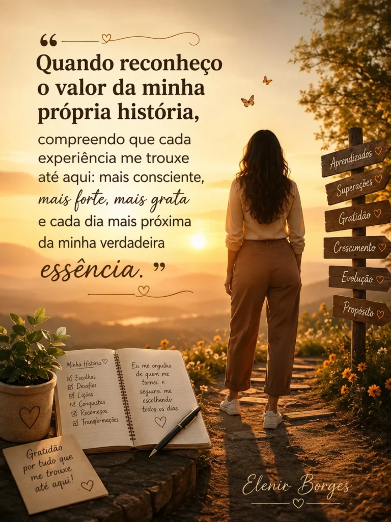 07 Valorizo minha essência e tudo o que desenvolvi ao longo da vida