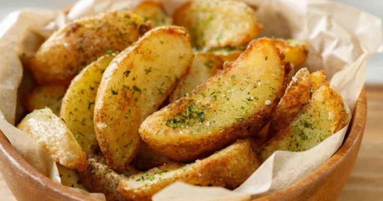 Batata rústica na airfryer crocante