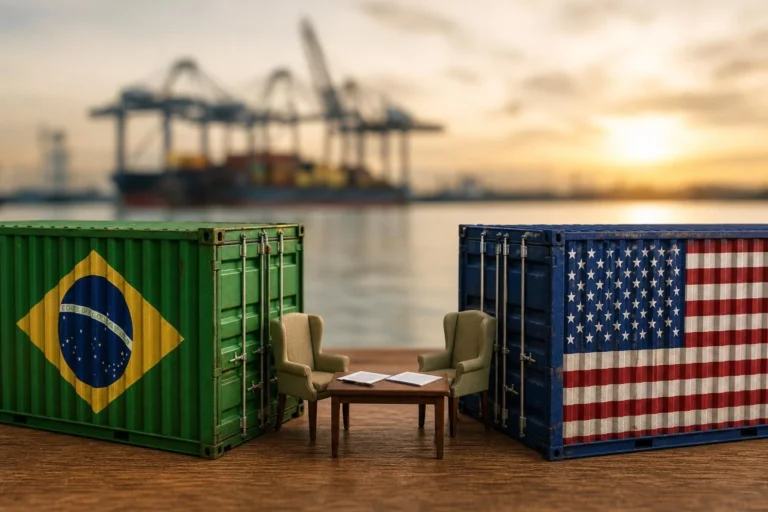Brasil e Estados Unidos retomam negociações comerciais após tarifas de 25% e 12,5%