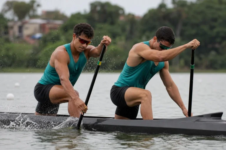 Jacky Godmann e Gabriel Nascimento conquistam prata no Mundial de Canoagem