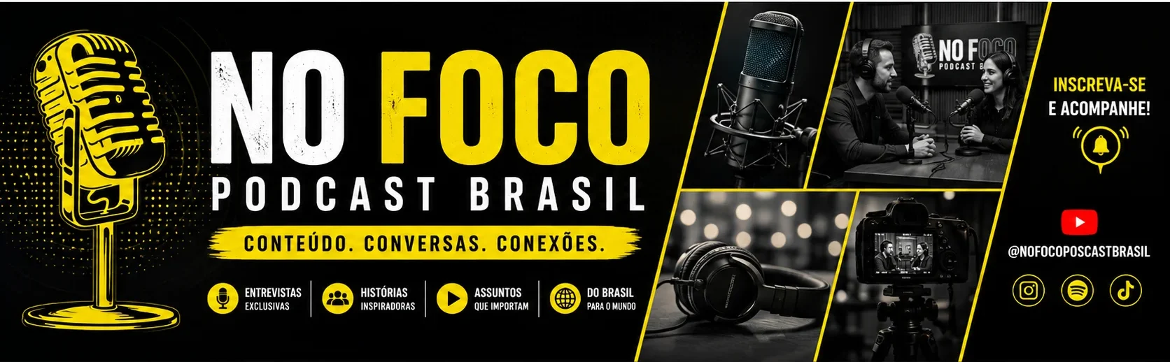 No Foco Podcast Brasil - conteúdo, conversas e conexões