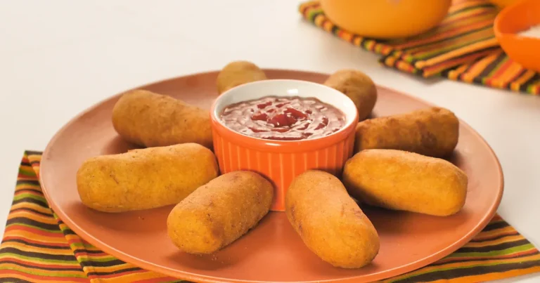 Enroladinho de salsicha frito