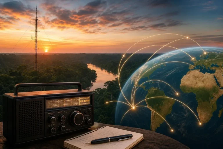 Ondas curtas levam a Rádio Nacional da Amazônia a ouvintes no Brasil e no mundo