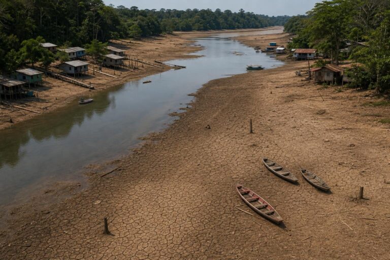 Seca atingiu 38% das áreas habitadas da Amazônia durante o El Niño de 2024