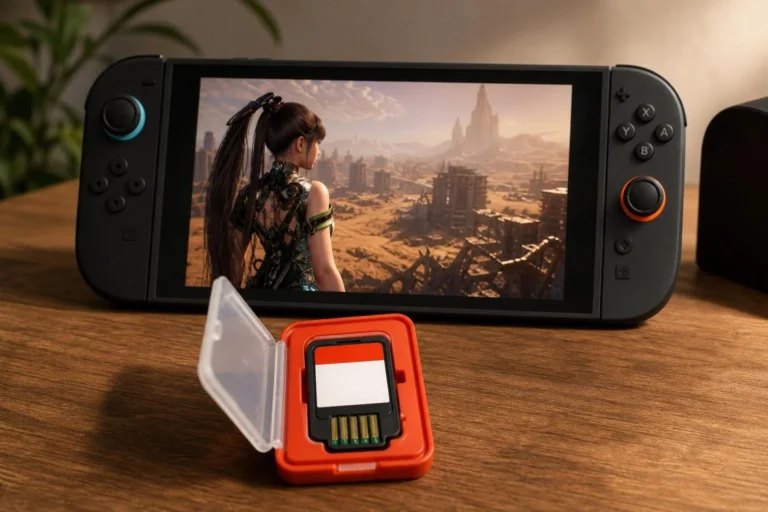 Stellar Blade chegará ao Switch 2 com jogo completo no cartucho