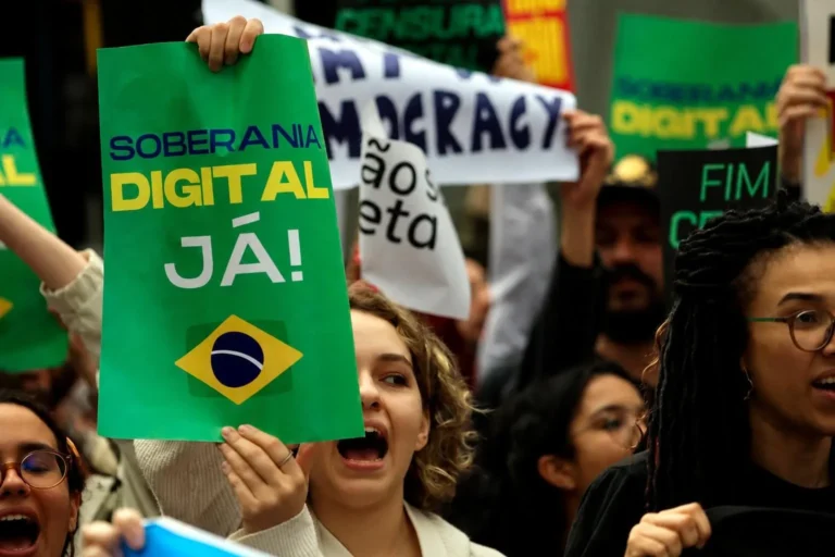 Ato em São Paulo cobra neutralidade da Meta nas eleições