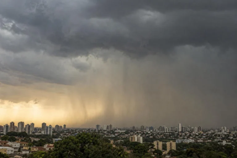 Defesa Civil alerta para chuva forte, vendaval e granizo em Uberlândia e região