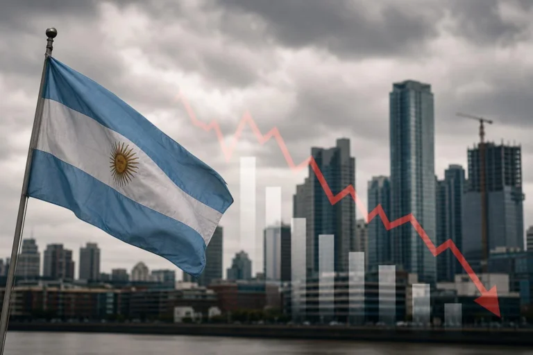 Economia da Argentina recua 1,74% em agosto e aumenta risco de recessão