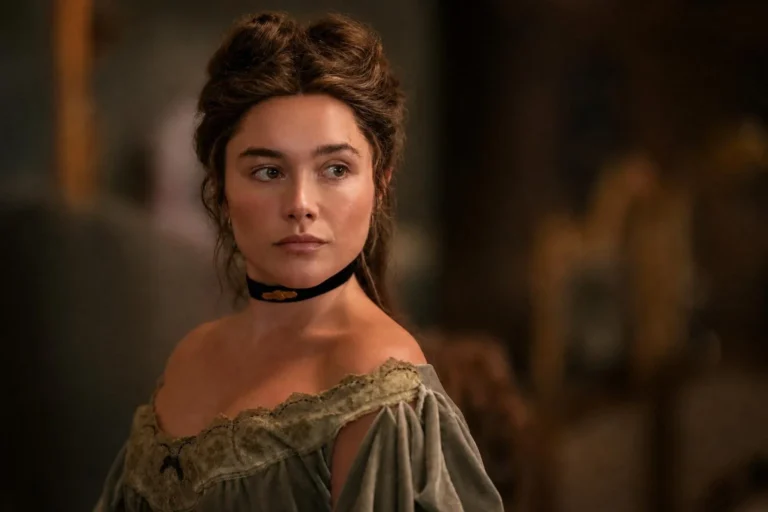 Figurinos de Florence Pugh em “A Leste do Éden” acompanham transformação da personagem
