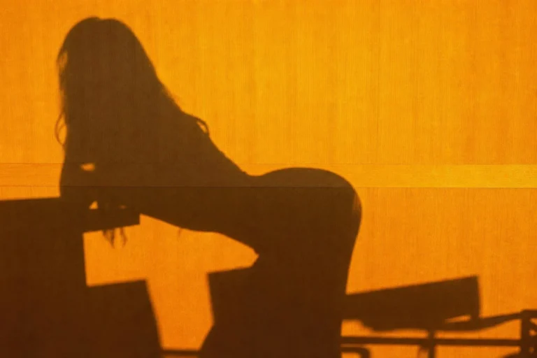 Khloé Kardashian exibe apenas a silhueta em fotos com luz e sombra
