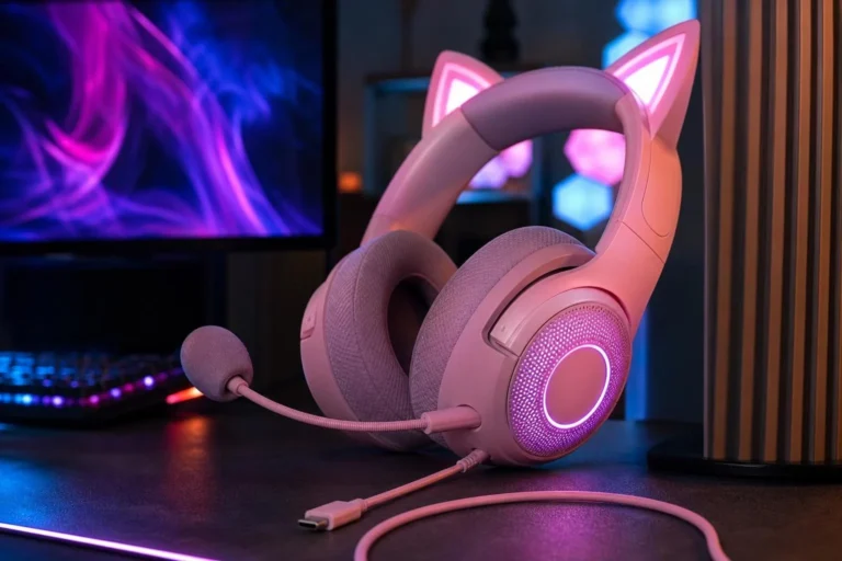 Razer anuncia headset Kraken Kitty V3 com orelhas de gatinho e conexão USB-C