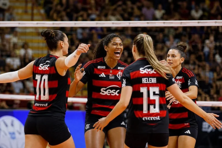 Sesc-Flamengo vence Paulistano Barueri por 3 sets a 0 na estreia da Superliga